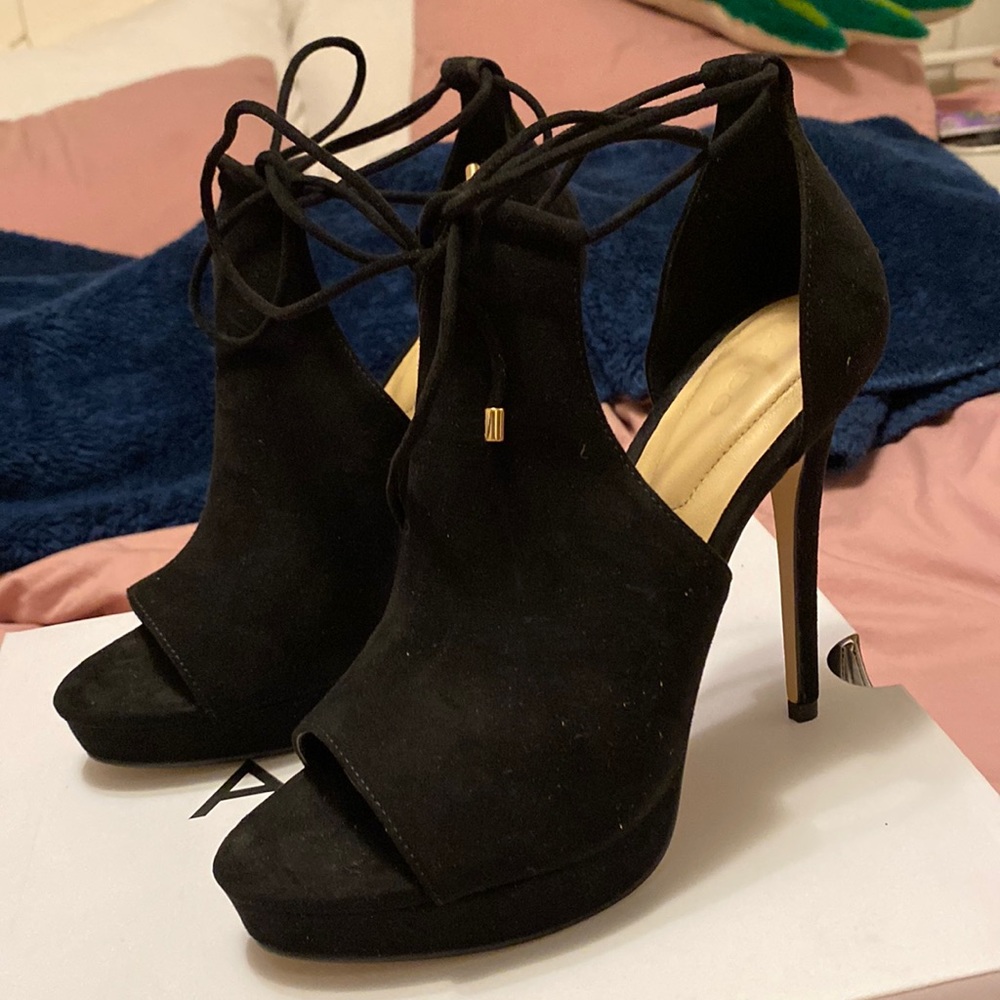 Aldo black stilettos heels